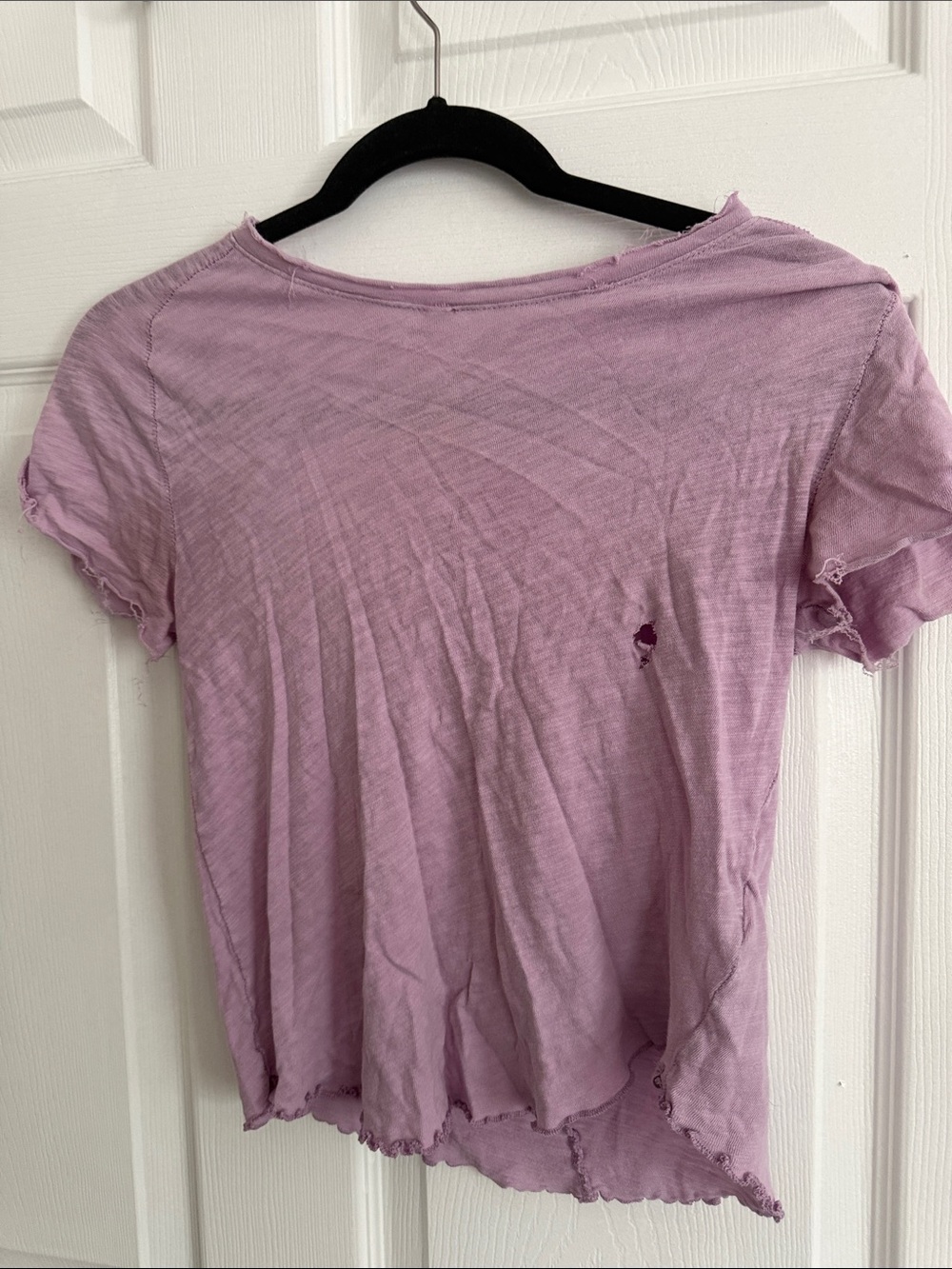 We The Free Lavender Short Sleeve Tee